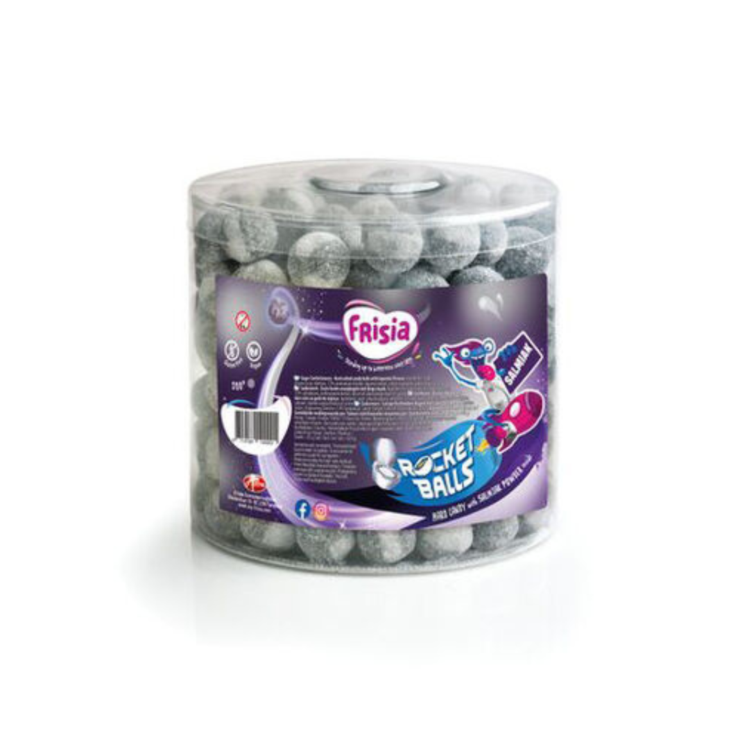 FRISIA ROCKET BALLS RÉGLISSE SALÉS (LOT DE 10)