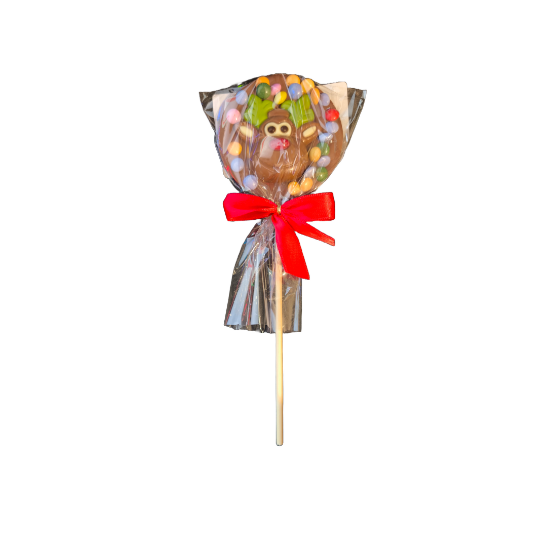 SUCETTE EN CERF CHOCOLAT AU LAIT - NOËL