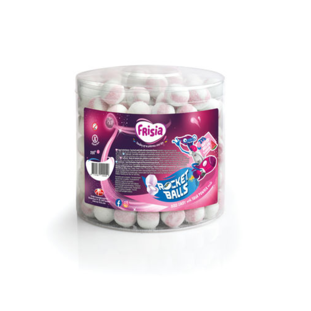 FRISIA ROCKET BALLS PASTÈQUE ACIDULÉS (LOT DE 10)