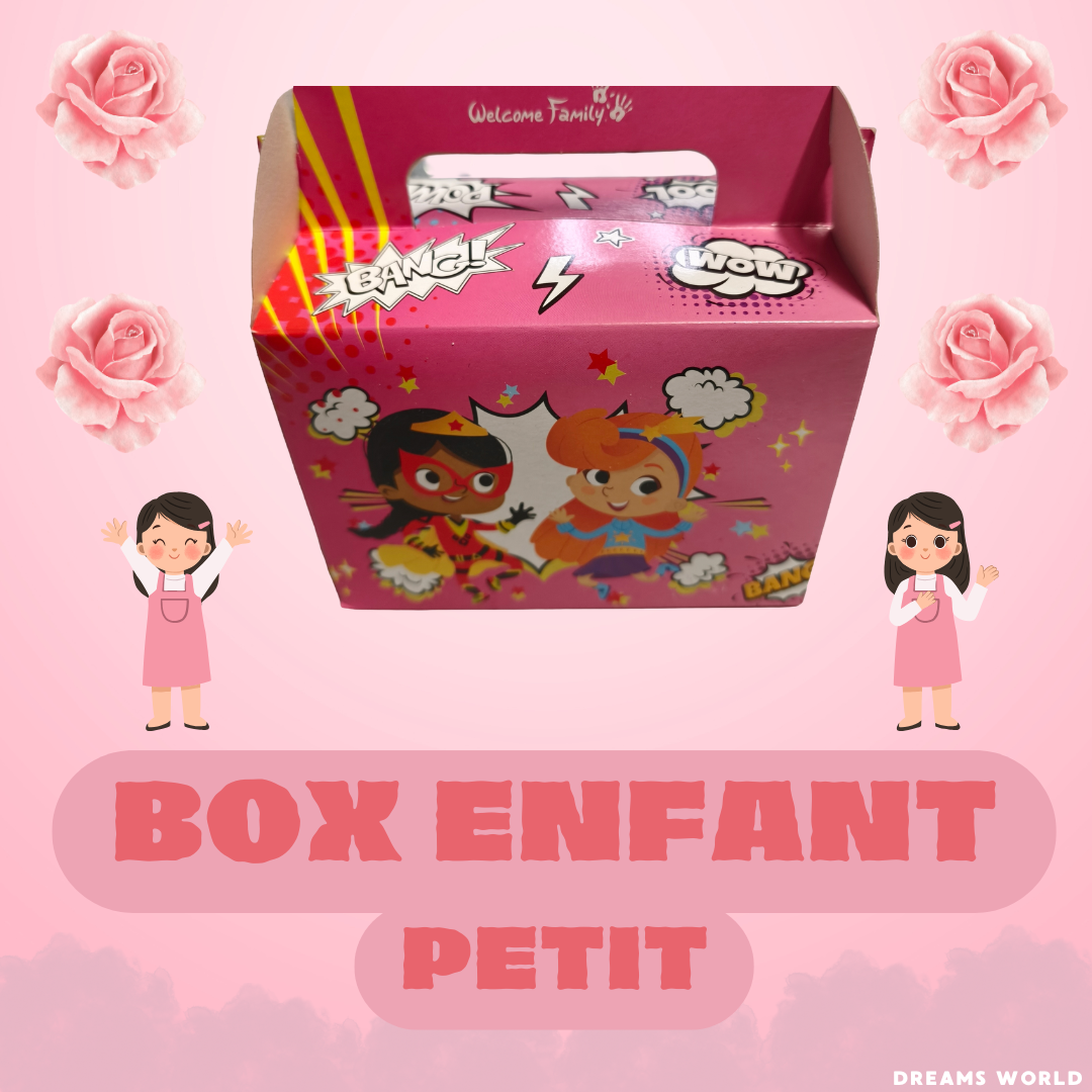 BOX ENFANT SUPER-HÉRO FILLE (PETIT)